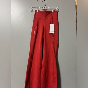 Red Athleta Leggings